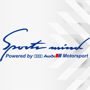 Вінілова наклейка на автомобіль - Sports mind produced by Audi Motorsport