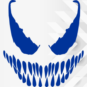 Вінілова наклейка на авто - Веном / Venom v2