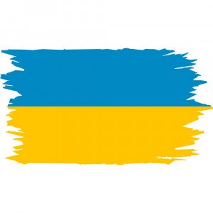 Вінілова наклейка на автомобіль - Прапор України