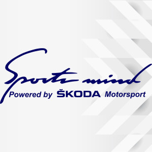 Вінілова наклейка на автомобіль - Sports mind produced by Skoda Motorsport