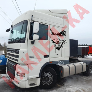 Вінілова наклейка на автомобіль - Джокер (Joker) v6